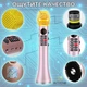 Микрофон Караоке 20 Вт Magic Karaoke L-699 Rose Pink Вокальный Беспроводной с двойной Мембраной низких частот Bluetooth 4.0 Колонка 2в1 Модулятор голоса Эхо с голограммой - изображение 10