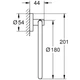 Держатель-кольцо для полотенец GROHE Essentials 40365GL1 180мм округлый металлический золото - изображение 2