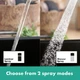 Cмеситель для кухни однорычажный с выдвижной лейкой HANSGROHE ZESIS M33 сатин латунь 74804800 - изображение 3
