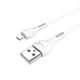 USB кабель із роз'ємом Micro USB HOCO X37 Cool Power (2,4 А, 1m). White - зображення 7