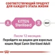 Сухой корм для кошек Royal Canin KITTEN STERILISED для стерилизованных и кастрированных котят 400г - изображение 11
