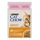 Вологий корм для кішок CAT CHOW з лососем і зеленим горошком 85г - зображення 2