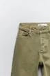 Джинсы Zara 5862/199/505 36 Хаки - изображение 9
