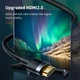 Кабель HDMI на HDMI поддержкой 4K BASEUS Cafule Series (5M, 4K@60Hz, HDMI2.0). Black - изображение 3