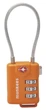 MMunkees 3609 брелок-замок TSA Cable Combi Lock orange - изображение 1