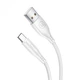 Кабель Usams Type-C U18 Round 2A 1m (White) [62508] Кабель Usams Type-C U18 Round 2A 1m (White) [62508] - зображення 3