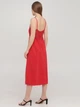 Кежуал сукня однотонна BEBE PLUS 24228 S (77208S) Червоний - зображення 2