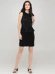 Кэжуал платье с баской, однотонное Name it 190916-009 One size (21616) Черный - изображение 1