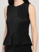 Кэжуал платье с баской, однотонное Name it 190916-009 One size (21616) Черный - изображение 3