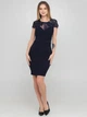 Коктейльное платье футляр однотонное Lipsy LP2-186 M (38798M) Синий - изображение 1