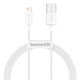 USB кабель для iPhone с разъемом Lightning BASEUS Superior Series Fast Charging Data Cable (1M, 2.4A). White - изображение 1