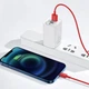 USB кабель для iPhone с разъемом Lightning BASEUS Superior Series Fast Charging Data Cable (1M, 2.4A). Red - изображение 8