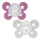 Пустышка Chicco Physio Comfort силиконовая 16-36 мес 2 шт с футляром люмин р (74935.41.00.00) - изображение 3
