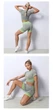 Женский костюм для фитнеса Whatiwear тройка серо-зеленый L (1304-green-L) - изображение 3