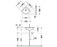 Умывальник врезной DURAVIT Starck 3 на столешницу 430x380x160мм угловой белый 0752440000 - изображение 2
