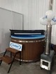 Купель СПА на дровах FinSpa Везувий коричневая - изображение 3