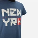 Футболка хлопковая длинная мужская Sol's Crusader Men New York 03582244/95 244 S Синяя (3609374908096) - изображение 4