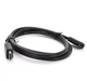 Удлинитель HDMI (папа) - HDMI (мама) VEGGIEG HF-1 1m, v2.0, OD-7.0mm - изображение 2