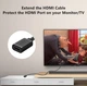 Удлинитель HDMI (папа) - HDMI (мама) VEGGIEG HF-1 1m, v2.0, OD-7.0mm - изображение 4