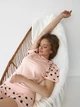 Пижама (футболка + шорты) женская BARWA garments 0308/307 S Персик в горох (2113083071268) - изображение 12