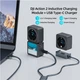 Магнитный зарядный кабель TELESIN USB Type-C для DJI Action 2 (25,6") - изображение 6