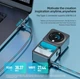 Магнитный зарядный кабель TELESIN USB Type-C для DJI Action 2 (25,6") - изображение 7