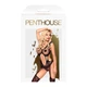 Бодістокінг із сюрреалістичним дизайном Penthouse - Wild virus black XL - зображення 3