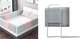 Бортики на ліжко сірі. Розмір 1 секції 50 * 30 * 7 см. Z2360 1 секция Серый - изображение 1