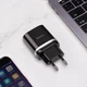 Сетевое зарядное устройство HOCO C12Q USB/18W/3A адаптер с быстрой зарядкой White (C12QB) - изображение 3