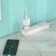 Мережевий зарядний пристрій HOCO C12Q USB/18W/3A адаптер із швидкою зарядкою та проводом Micro USB 1м. White (C12QMUW) - зображення 7