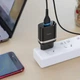 Сетевое зарядное устройство HOCO C12Q USB/18W/3A адаптер с быстрой зарядкой и проводом Micro USB 1м. Black (C12QMUB) - изображение 7
