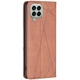 Чехол-книжка с кармашками UniCase Geometric Pattern для Samsung Galaxy M33 (M336) - Coffee - изображение 3