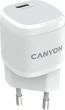 Canyon Mini Ładowarka USB-C PD H-20 biała (CNE-CHA20W05) - obraz 2