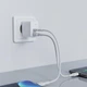 Зарядний пристрій Acefast A5 Type-C, USB, 2.4A, 32W, PD, QC 3.0 адаптер з швидкою зарядкою White (A5W) - зображення 3
