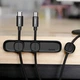 Магнітний тримач проводів Baseus Peas Cable Clip, Black (ACWDJ-01) - зображення 5