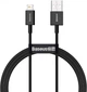 Кабель Baseus Superior Series Fast Charging Data Cable USB to iP 2.4A 2m Black (CALYS-C01) - изображение 2