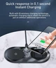 Беспроводное зарядное устройство Baseus Simple 2in1, Clear Black (WXJK-A01) - изображение 7