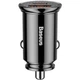 АЗУ Baseus Circular Plastic USB 3.0 + Type-C 30W, Black (CCALL-YS01) - изображение 1