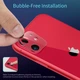 Защитное стекло для камеры ESR для iPhone 11 Fullcover Camera Glass Film, Red (3C03195200601) - изображение 7