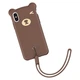 Чехол Baseus для iPhone XS Max Bear Silicone Case, Brown (WIAPIPH65-BE08) - изображение 1