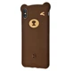 Чехол Baseus для iPhone XS Max Bear Silicone Case, Brown (WIAPIPH65-BE08) - изображение 5