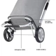 Сумка-тележка ShoppingCruiser Foldable 45 Grey (604360) - изображение 6