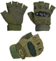 Тактические Перчатки Oakley Tactical Gloves PRO Green беспалые олива размер L - изображение 3