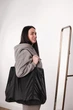 Сумка шопер мега велика чорного кольору VS Thermal Eco Bag - зображення 3