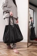 Сумка шопер мега велика чорного кольору VS Thermal Eco Bag - зображення 6