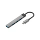 USB-С Promate LiteHub-4 3xUSB 2.0 + USB 3.0 Grey (litehub-4.grey) - изображение 1