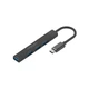 USB-С Promate LiteHub-4 3xUSB 2.0 + USB 3.0 Black (litehub-4.black) - изображение 1
