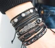 Набор браслетов Primo из 5-ти штук IF ME Cuff Primo черный - изображение 1