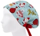 Медицинская шапочка женская HeadwearUniverse универсальная принт белый ведмедь - изображение 2
