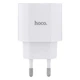 Сетевое зарядное (СЗУ) Устройство Hoco C95A Lineal PD 20W+QC3.0 Type-C to Lightning Белый - изображение 2